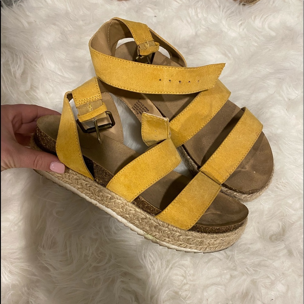 platform espadrille sandals